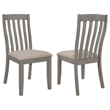 Load image into Gallery viewer, Nogales Slat Back Side Chairs Coastal Grey (Set of 2) image
