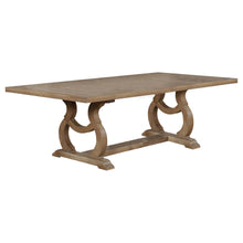 Load image into Gallery viewer, Brockway Trestle Dining Table Barley Brown image
