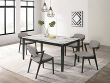 Load image into Gallery viewer, Stevie 5-piece Rectangular Dining Set White and Black image
