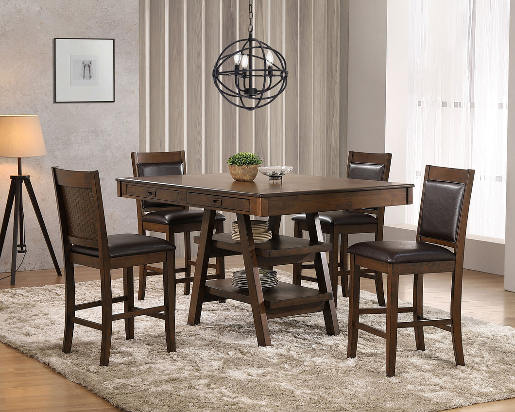 Dewey 5 Pc Counter Height Dining Sets