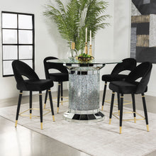 Load image into Gallery viewer, Ellie 5-piece Pedestal Counter Height Dining Room Set image
