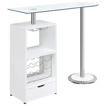 Load image into Gallery viewer, G120452 Contemporary White Bar Table image
