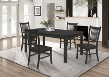 Load image into Gallery viewer, Marbrisa Rectangular Dining Table Set Matte Black image
