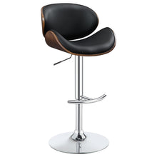 Load image into Gallery viewer, Harris Adjustable Bar Stool Black and Chrome image
