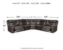Load image into Gallery viewer, Kincord Power Reclining Sectional
