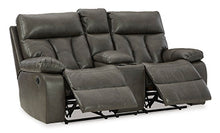 Load image into Gallery viewer, Willamen Reclining Loveseat with Console
