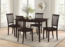 Load image into Gallery viewer, Gomez 5-piece Rectangular Dining Table Set Cappuccino image
