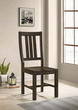 Load image into Gallery viewer, Calandra Slat Back Side Chairs Vintage Java (Set of 2) image
