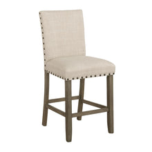 Load image into Gallery viewer, Ralland Upholstered Counter Height Stools with Nailhead Trim Beige (Set of 2) image
