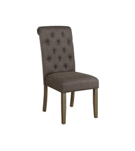 Load image into Gallery viewer, Balboa Tufted Back Side Chairs Rustic Brown and Grey (Set of 2) image
