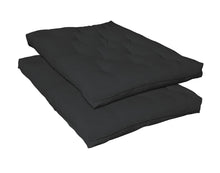 Load image into Gallery viewer, 7&quot; Deluxe Futon Pad Black image
