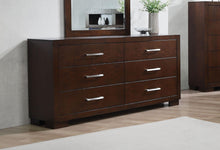 Load image into Gallery viewer, Jessica 6-drawer Dresser Cappuccino
