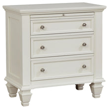 Load image into Gallery viewer, Sandy Beach 3-drawer Nightstand Cream White image
