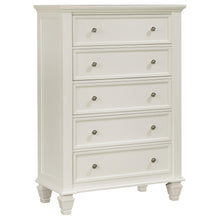 Load image into Gallery viewer, Sandy Beach 5-drawer Rectangular Chest Cream White image
