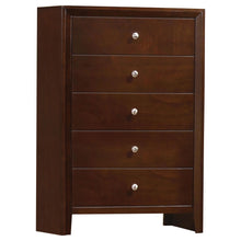 Load image into Gallery viewer, Serenity Rectangular 5-drawer Chest Rich Merlot image

