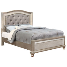 Load image into Gallery viewer, Bling Game Eastern King Panel Bed Metallic Platinum image
