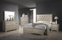 Load image into Gallery viewer, Beaumont Bedroom Set Metallic Champagne
