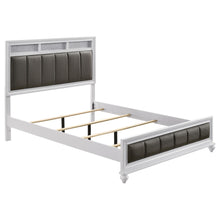 Load image into Gallery viewer, Barzini California King Upholstered Panel Bed White image
