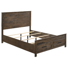 Load image into Gallery viewer, Woodmont Eastern King Storage Bed Rustic Golden Brown image
