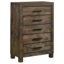 Load image into Gallery viewer, Woodmont 5-drawer Chest Rustic Golden Brown image

