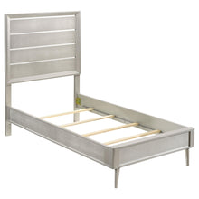 Load image into Gallery viewer, Ramon Twin Panel Bed Metallic Sterling image
