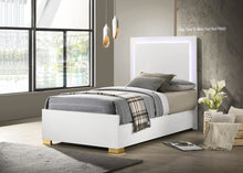 Load image into Gallery viewer, Marceline Beds White &amp; Black Eastren King, Full, Twin, &amp; Queen
