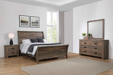 Load image into Gallery viewer, Frederick California King Sleigh Bedroom Set Weathered Oak image
