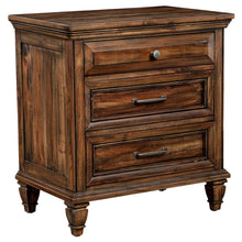 Load image into Gallery viewer, Avenue 3-drawer Nightstand Weathered Burnished Brown image
