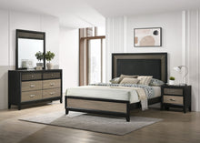 Load image into Gallery viewer, Valencia Bedroom Set Light Brown and Black image
