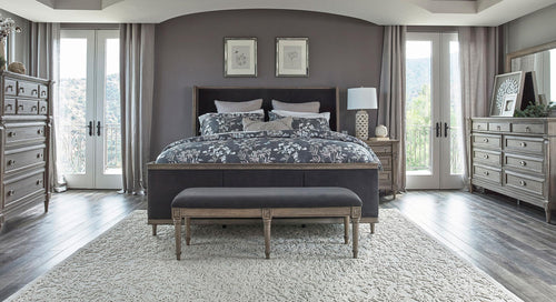 Alderwood 5-piece California King Bedroom Set French Grey image