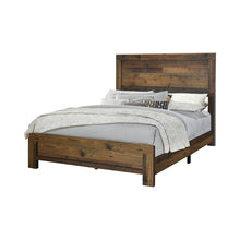Load image into Gallery viewer, Sidney Eastern King Panel Bed Rustic Pine image
