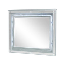 Load image into Gallery viewer, Gunnison Dresser Mirror with LED Lighting Silver Metallic image
