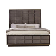 Load image into Gallery viewer, Durango California King Upholstered Bed Smoked Peppercorn and Grey image

