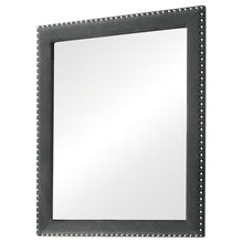 Load image into Gallery viewer, Melody Rectangular Upholstered Dresser Mirror Grey image
