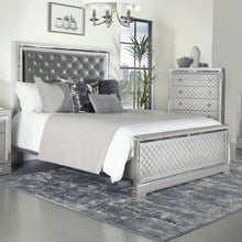 Load image into Gallery viewer, Eleanor Upholstered Tufted Bed Metallic
