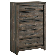 Load image into Gallery viewer, Ridgedale 5-drawer Chest Weathered Dark Brown image
