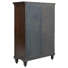 Load image into Gallery viewer, Andover 6-drawer Tempered Glass Door Chest Dark Oak
