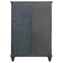 Load image into Gallery viewer, Andover 6-drawer Tempered Glass Door Chest Dark Oak
