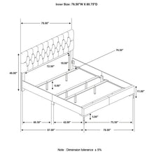 Load image into Gallery viewer, Kendall Panel Bed White
