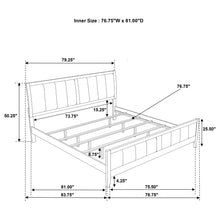 Load image into Gallery viewer, Wilkes Eastern King, Cal.King, Full, Twin, &amp; Queen Bed
