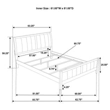 Load image into Gallery viewer, Wilkes Eastern King, Cal.King, Full, Twin, &amp; Queen Bed

