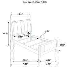 Load image into Gallery viewer, Wilkes Eastern King, Cal.King, Full, Twin, &amp; Queen Bed
