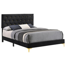Load image into Gallery viewer, Kendall Panel Bed Black
