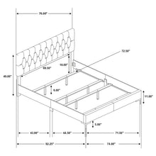 Load image into Gallery viewer, Kendall Upholstered Panel Bed
