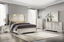 Load image into Gallery viewer, Evelyn Bedroom Set with Headboard Lighting Antique White
