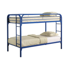 Load image into Gallery viewer, Morgan Twin Over Twin Bunk Bed Blue image
