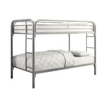 Load image into Gallery viewer, Morgan Twin Over Twin Bunk Bed Silver image
