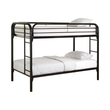 Load image into Gallery viewer, Morgan Twin Over Twin Bunk Bed Black image
