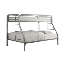 Load image into Gallery viewer, Morgan Twin Over Full Bunk Bed Silver image

