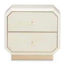 Load image into Gallery viewer, AICO La Rachelle Nightstand/End Table 2 Drawers in Medium Champagne image
